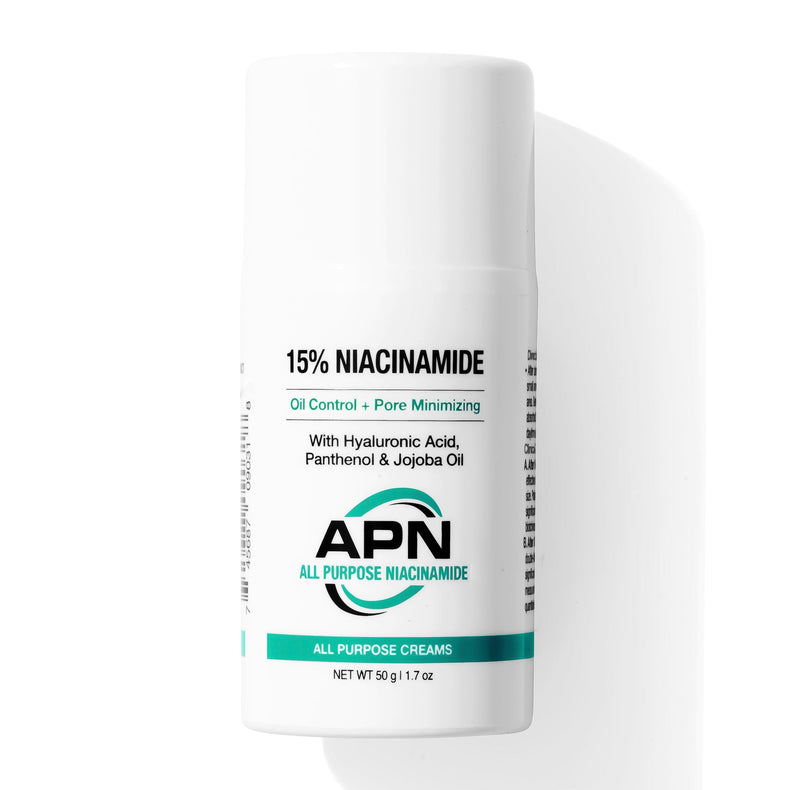 APN All Purpose Niacinamide cream packaging on a white background