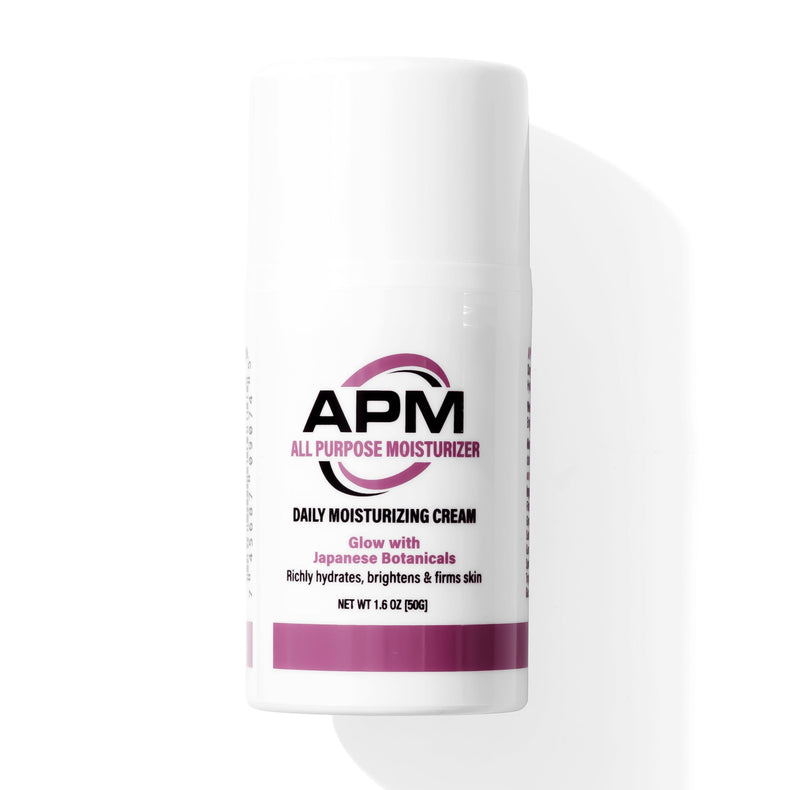 APM Moisturizing Cream with Japanese Purple Rice, Hyaluronic Acid, and Botanical Extracts