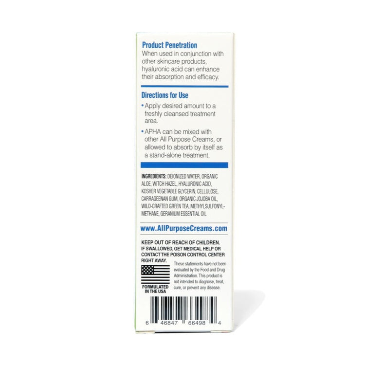 APHA 1.35OZ All Purpose Hyaluronic Acid