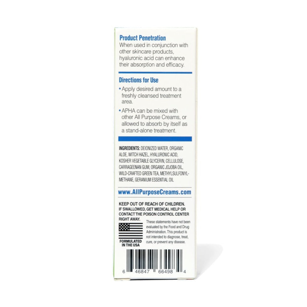 APHA 1.35OZ All Purpose Hyaluronic Acid