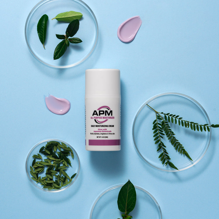 APM Moisturizing Cream with Japanese Purple Rice, Hyaluronic Acid, and Botanical Extracts
