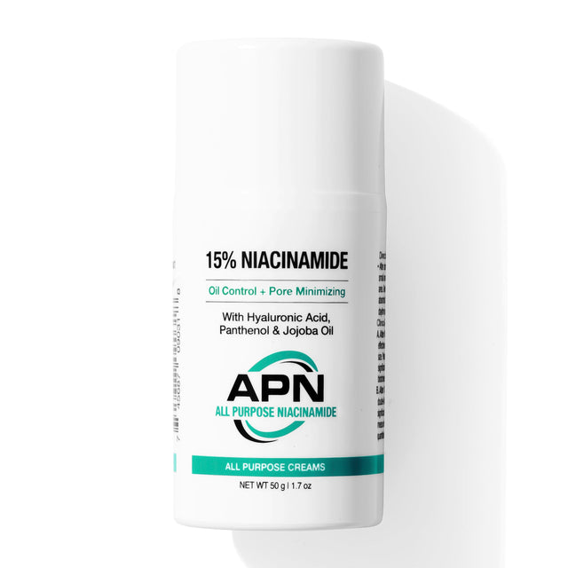 APN All Purpose Niacinamide cream packaging on a white background