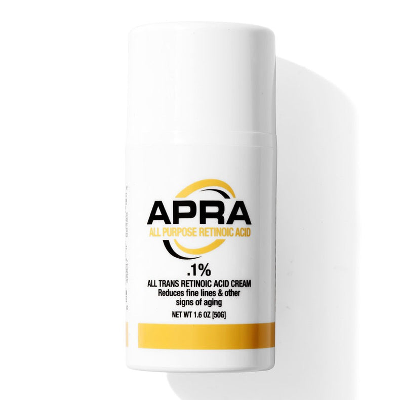 APRA All Trans Retinoic Cream bottle on a white background